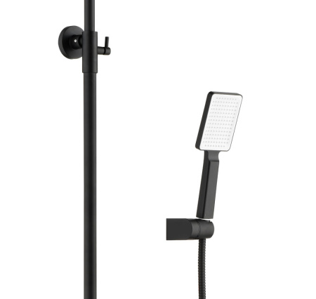 Душевая система (стойка) Kaiser Strike 09182-2 черная фото