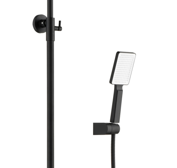 Душевая система (стойка) Kaiser Strike 09182-2 черная фото