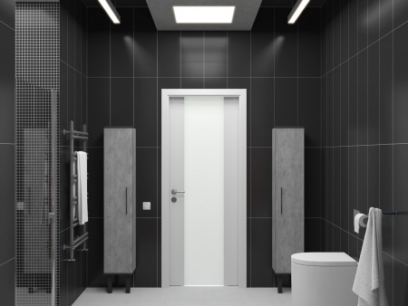 Шкаф-пенал Kaksa Verona 004622 серый фото