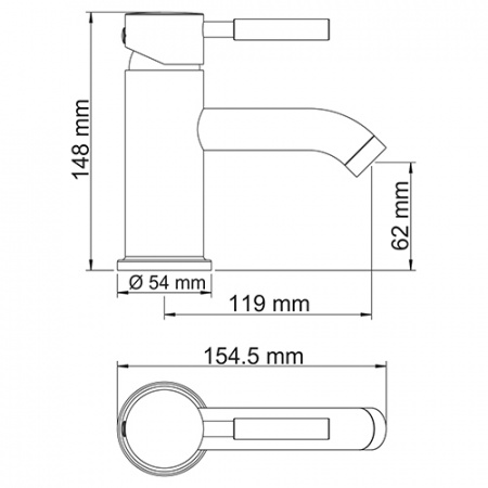 Смеситель для раковины WasserKRAFT Main 4105 фото
