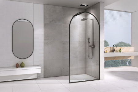 Душевая перегородка ABBER Immer Offen AG64120B 120 см фото