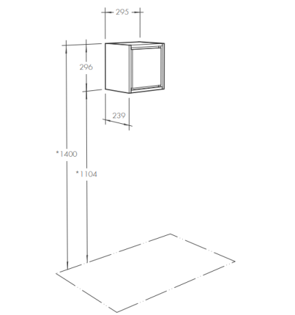 Шкафчик Акватон Уэльс 30 1A267803WA6A0 авеллино грей / антрацит фото