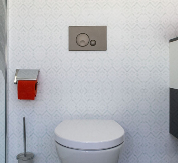 Клавиша смыва Oli Globe 152953 серая фото