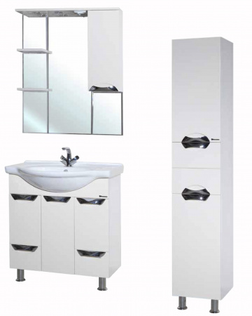 Зеркало-шкаф с подсветкой Bellezza Белла-75 Люкс фото