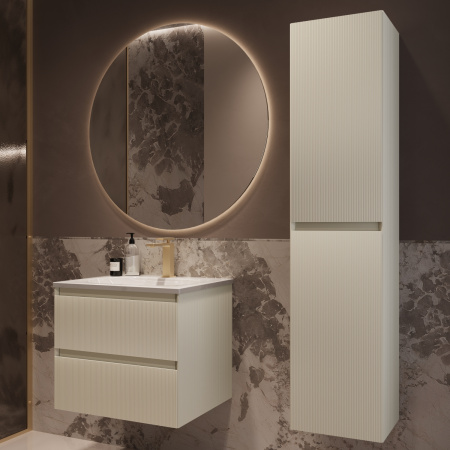 Тумба под раковину Vincea Welle 60 VMC-2WL600MBG M.Beige Soft-touch фото