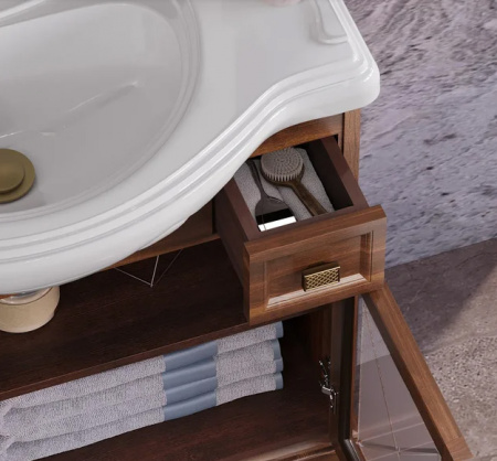 Мебель для ванной Opadiris Борджи 85 светлый орех фото