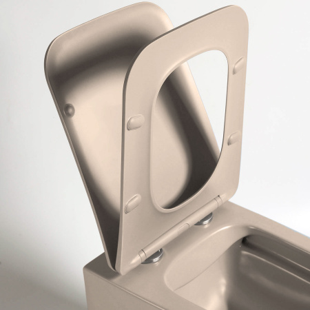 Подвесной унитаз безободковый Vincea Q-Line VT1-12MC с сиденьем фото