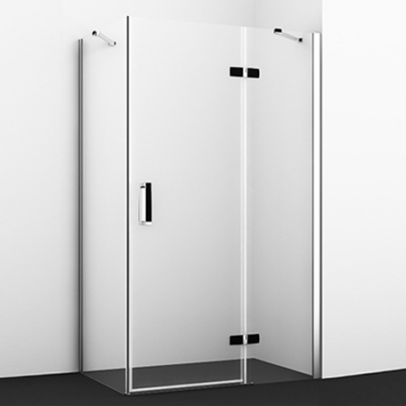 Душевой уголок WasserKRAFT Aller Black 10H07R BLACK 120х90 фото