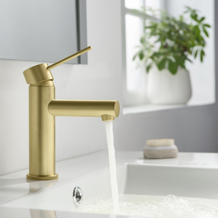 Смеситель для раковины Timo Saona 2361/17F Золото матовое фото