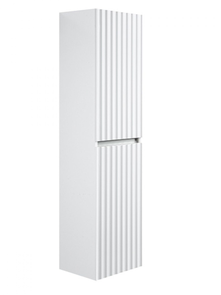 Шкаф-пенал Art&Max Elegant AM-ELEGANT-1500-2А-SO-BL-LED-P белый глянец, с подсветкой фото