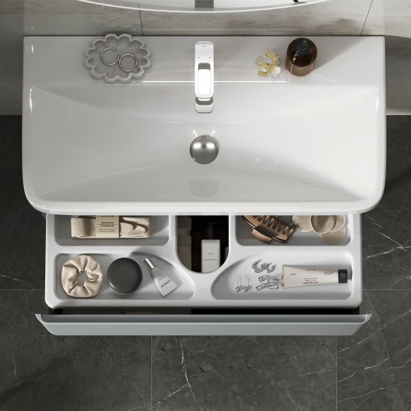 Тумба под раковину с подсветкой EQUIL Elegante 80 tpELGNT80.1Y мэйджик/дуб голиано фото