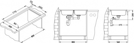 Мойка для кухни Alveus Line Maxim 90 фото