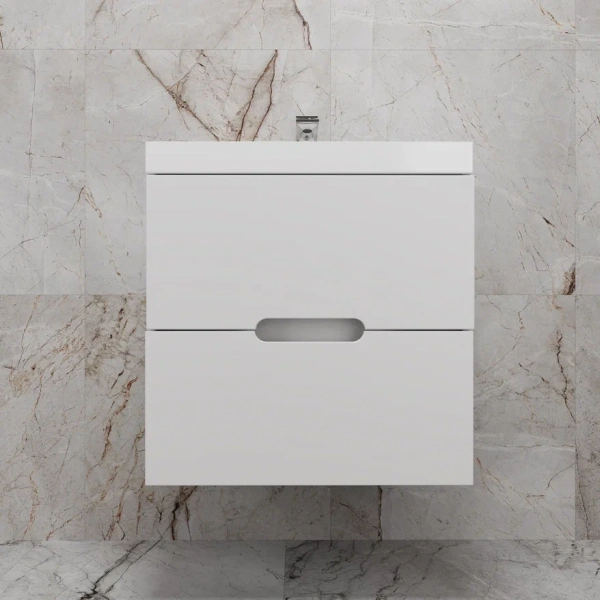 Тумба под раковину Style Line Матис 60 ЛС-00002444 белая фото