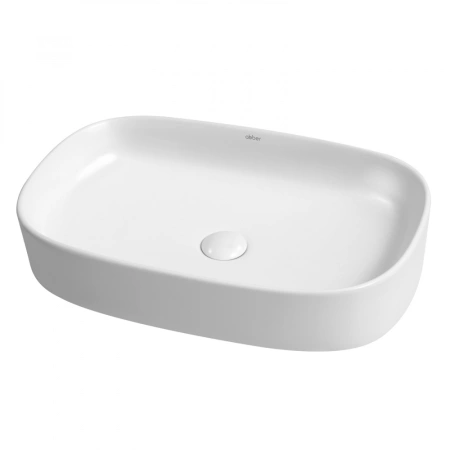 Накладная раковина Abber Rechteck AC2209 61x37 белая фото