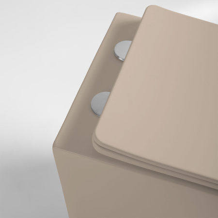 Подвесной унитаз безободковый Vincea Globo VT1-14SMC с сиденьем фото