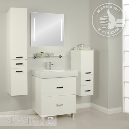 Тумба под раковину Акватон Америна 80 Н 1A169401AM010 белая фото