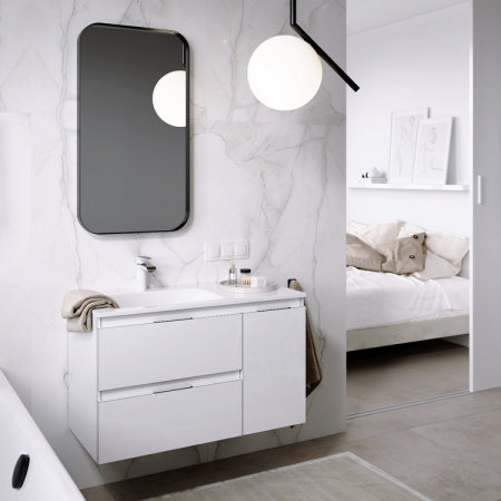 Зеркало Aqwella RM 50 RM0205BLK черное фото