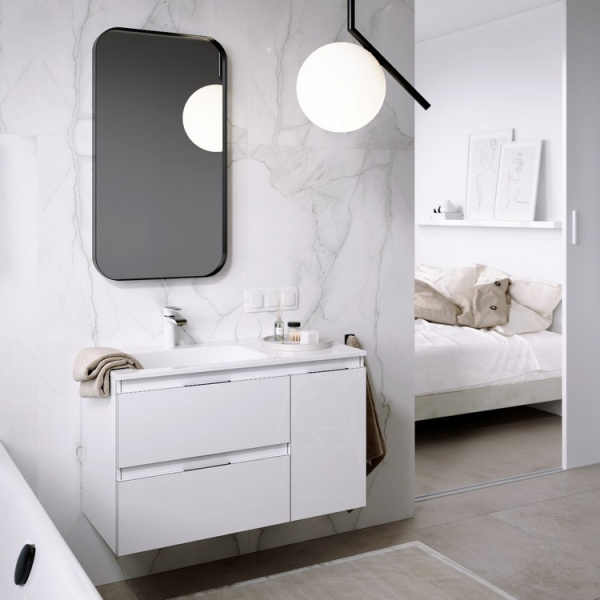 Зеркало Aqwella RM 50 RM0205BLK черное фото