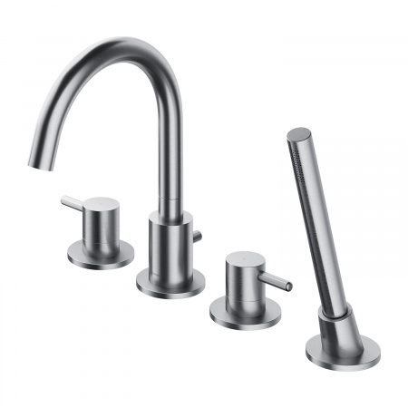 Смеситель на борт ванны Omnires Y Y1232NI никель фото