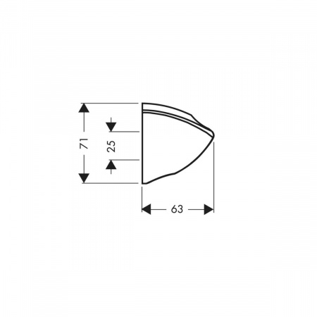 Держатель ручного душа Hansgrohe Porter C 27521000 фото