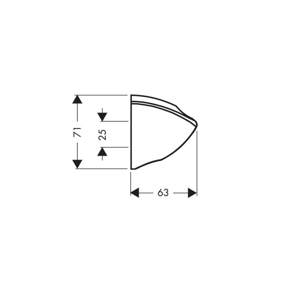 Держатель ручного душа Hansgrohe Porter C 27521000 фото