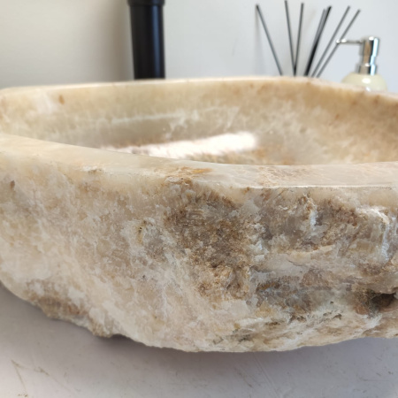 Накладная раковина из оникса Erozy BL EO-00665 (43*40*15см) фото