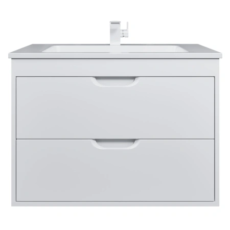 Тумба под раковину Uperwood Modul 80 2930205252 белая матовая фото