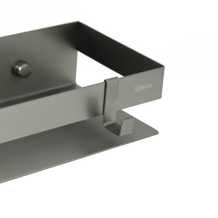Металлическая полка Lemark Shelf Line 9776051 графит фото