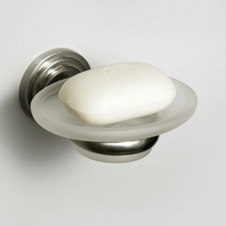 Мыльница настенная стеклянная WasserKRAFT Ammer К-7029 фото