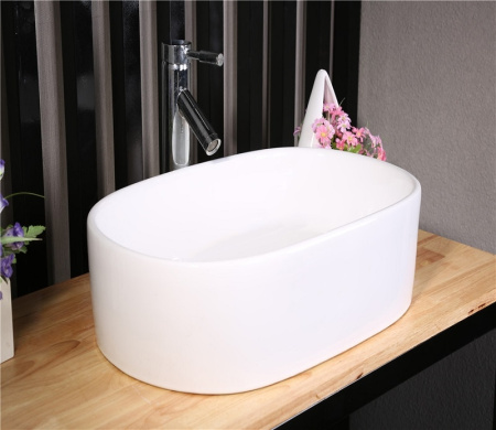 Накладная раковина CeramaLux N 9025-1 56x36 фото