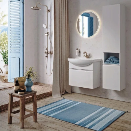 Шкаф-пенал подвесной Aqwella Rodos ROD0535 фото