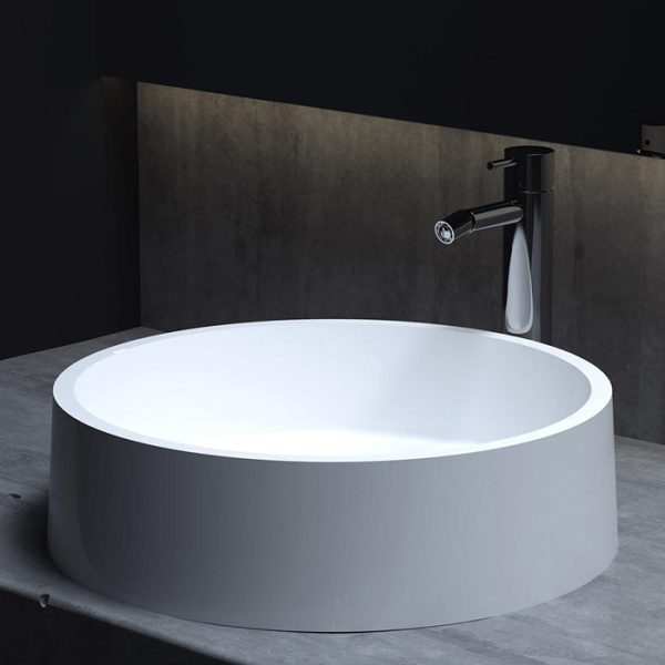 Накладная раковина Salini Gloria 1102201M 44x44 белая матовая фото