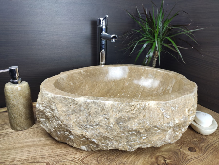 Накладная раковина из оникса Indo Erozy Sunset EO-00040 фото