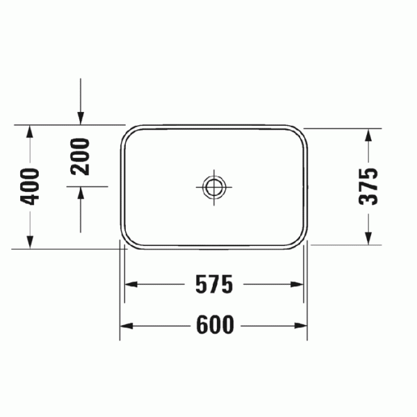 Накладная раковина Duravit Happy D.2 Plus 2359601300 антрацит матовый фото