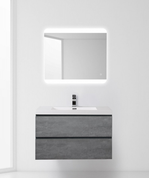 Тумба под раковину BelBagno Luce LUCE-1000-2C-SO-SCM, Stucco Cemento фото