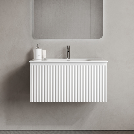 Тумба под раковину Sancos Snob R 1.0 SNR1.080W Bianco фото