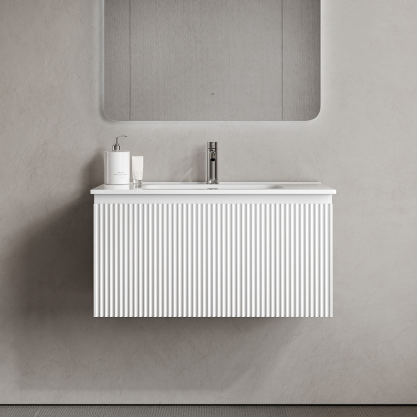 Тумба под раковину Sancos Snob R 1.0 SNR1.080W Bianco фото