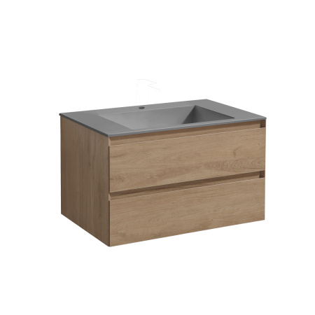 Тумба под раковину Vincea Luka VMC-2L800NO N.Oak 80 см фото