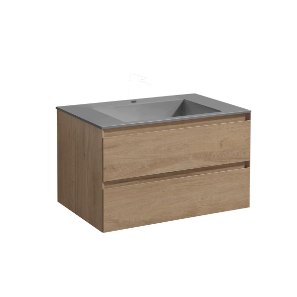 Тумба под раковину Vincea Luka VMC-2L800NO N.Oak 80 см фото