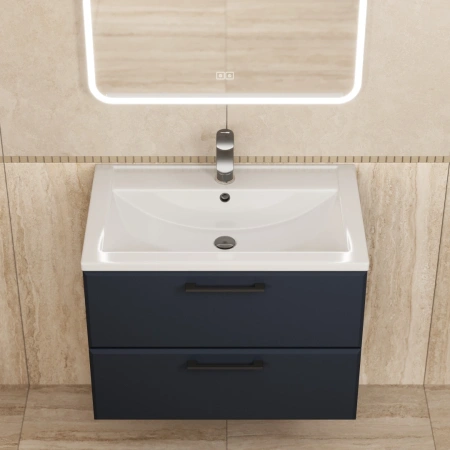 Тумба под раковину Uperwood Foster 70 TFosterNEW70b черная матовая фото