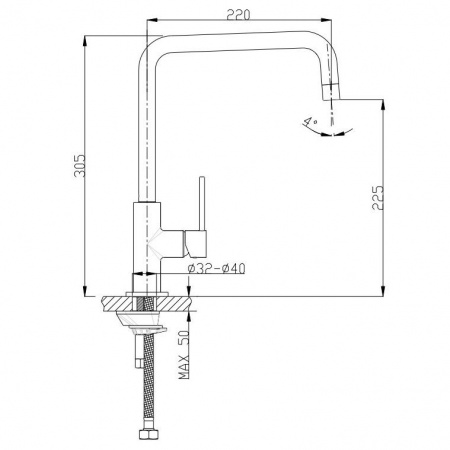 Смеситель для кухни Timo Saona 2306F фото