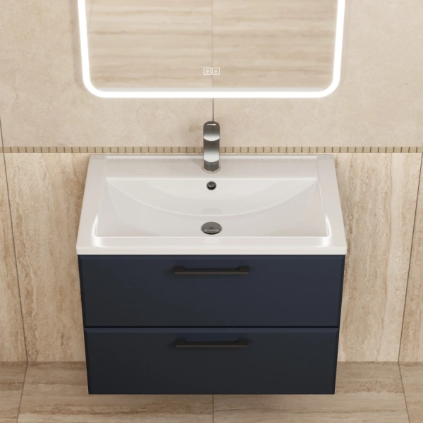 Тумба под раковину Uperwood Foster 70 TFosterNEW70b черная матовая фото