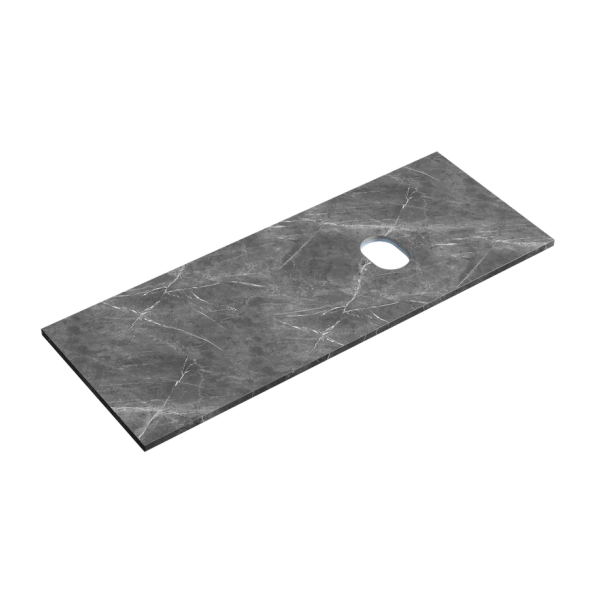 Столешница без отверстия под смеситель Sancos TT120A1R 120 см, black sky фото