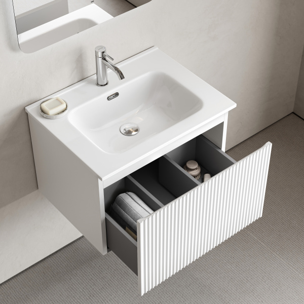 Тумба под раковину Sancos Snob R 1.0 SNR1.060W Bianco фото