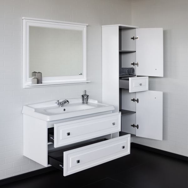 Тумба Comforty Феррара-100 с раковиной 3310 фото