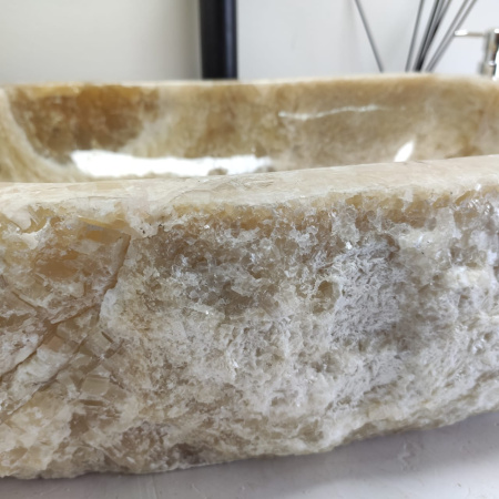 Накладная раковина из оникса Erozy Sunset EO-00737 (53*42*15см) фото