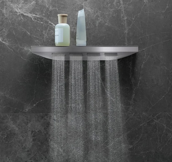 Верхний тропический душ Hansgrohe Rainfinity 500 1 jet с полкой 26243000 хром фото