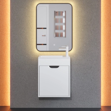 Тумба под раковину Uperwood Modul 50 2930205359 белая/черная фото