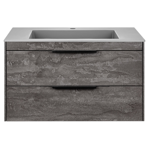 Тумба под раковину Vincea Chiara 2D VMC-2C2800GS G.Stone 80 см фото