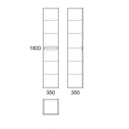 Шкаф-пенал OWL 1975 Nyborg OW06.04.00 фото